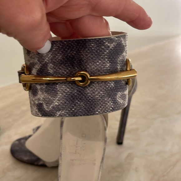 Gucci Faux Python Sandals/Heels Size 36 1/2 - Picture 12 of 12